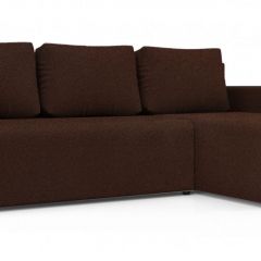 Диван угловой Алиса 3 Bahama VISION - Teos Dark Brown в Нижневартовске - nizhnevartovsk.mebel24.online | фото