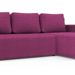 Диван угловой Алиса 3 Shaggy FUCHSIA - TEOS BLACK в Нижневартовске - nizhnevartovsk.mebel24.online | фото