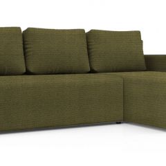 Диван угловой Алиса 3 Shaggy GREEN - TEOS BLACK в Нижневартовске - nizhnevartovsk.mebel24.online | фото 1