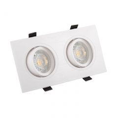 DK3022-WH Встраиваемый светильник, IP 20, 10 Вт, GU5.3, LED, белый, пластик в Нижневартовске - nizhnevartovsk.mebel24.online | фото 3