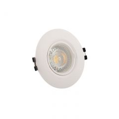 DK3028-WH Встраиваемый светильник, IP 20, 10 Вт, GU5.3, LED, белый, пластик в Нижневартовске - nizhnevartovsk.mebel24.online | фото 3