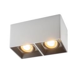 DK3035-WB Светильник накладной IP 20, 10 Вт, GU5.3, LED, белый/черный, пластик в Нижневартовске - nizhnevartovsk.mebel24.online | фото