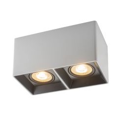 DK3035-WB Светильник накладной IP 20, 10 Вт, GU5.3, LED, белый/черный, пластик в Нижневартовске - nizhnevartovsk.mebel24.online | фото 2