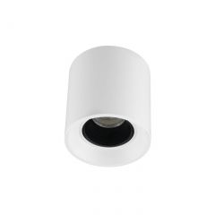 DK3090-WH+BK Светильник накладной IP 20, 10 Вт, GU5.3, LED, белый/черный, пластик в Нижневартовске - nizhnevartovsk.mebel24.online | фото