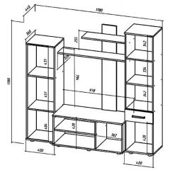 ИБИЦА Гостиная (ЯШС/ЯШТ) в Нижневартовске - nizhnevartovsk.mebel24.online | фото 2