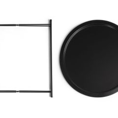 Журнальный стол Tray 47х51 black в Нижневартовске - nizhnevartovsk.mebel24.online | фото 3