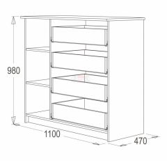 Комод-9 в Нижневартовске - nizhnevartovsk.mebel24.online | фото 3