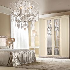 Комод узкий Тиффани штрих-лак/серебро (ТФКМ-2 ) в Нижневартовске - nizhnevartovsk.mebel24.online | фото 2