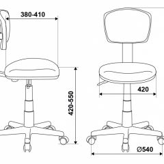 Кресло детское Бюрократ CH-W299/SD/TW-18 салатовый в Нижневартовске - nizhnevartovsk.mebel24.online | фото 4