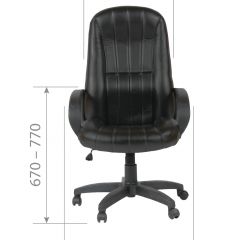 Кресло для руководителя  CHAIRMAN 685 (экокожа черный) в Нижневартовске - nizhnevartovsk.mebel24.online | фото 5