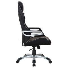 Кресло компьютерное BRABIX Techno GM-002 (ткань) черное/серое, вставки белые (531815) в Нижневартовске - nizhnevartovsk.mebel24.online | фото 4