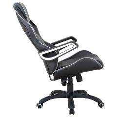Кресло компьютерное BRABIX Techno Pro GM-003 (экокожа черное/серое, вставки серые) 531814 в Нижневартовске - nizhnevartovsk.mebel24.online | фото 6