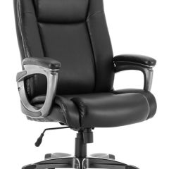 Кресло офисное BRABIX PREMIUM "Solid HD-005" (рециклированная кожа, черное) 531941 в Нижневартовске - nizhnevartovsk.mebel24.online | фото