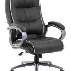 Кресло офисное BRABIX PREMIUM "Strong HD-009" (экокожа черная, ткань серая) 531945 в Нижневартовске - nizhnevartovsk.mebel24.online | фото
