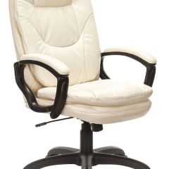 Кресло офисное BRABIX PREMIUM "Trend EX-568", экокожа, бежевое, 532102 в Нижневартовске - nizhnevartovsk.mebel24.online | фото