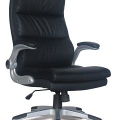 Кресло офисное BRABIX "Fregat EX-510" (рециклированная кожа, черное) 530863 в Нижневартовске - nizhnevartovsk.mebel24.online | фото