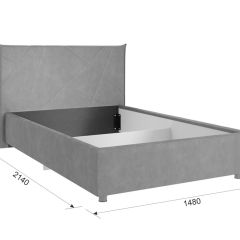 КВЕСТ Каркас кровати 1200 в Нижневартовске - nizhnevartovsk.mebel24.online | фото 3