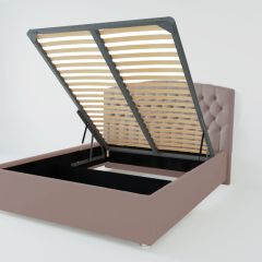 Кровать Берлин с ПМ 900 (велюр темно-серый) в Нижневартовске - nizhnevartovsk.mebel24.online | фото 1