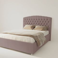 Кровать Берлин с ПМ 900 (велюр темно-серый) в Нижневартовске - nizhnevartovsk.mebel24.online | фото 2