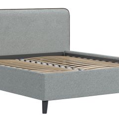 Кровать интерьерная Миа (1600) Купер 18/Кант Лайт 10 в Нижневартовске - nizhnevartovsk.mebel24.online | фото 3