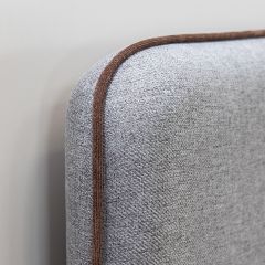 Кровать интерьерная Миа (1600) Купер 18/Кант Лайт 10 в Нижневартовске - nizhnevartovsk.mebel24.online | фото 5