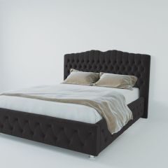 Кровать Нягань с ПМ 1200 (экокожа кольт ч) в Нижневартовске - nizhnevartovsk.mebel24.online | фото 2