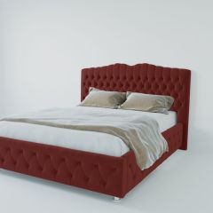 Кровать Нягань с ПМ 1200 (велюр бордо) в Нижневартовске - nizhnevartovsk.mebel24.online | фото