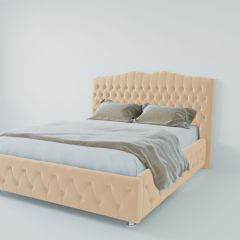 Кровать Нягань с ПМ 800 (экокожа бежевая) в Нижневартовске - nizhnevartovsk.mebel24.online | фото 2