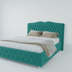 Кровать Нягань с ПМ 900 (велюр бирюзовый) в Нижневартовске - nizhnevartovsk.mebel24.online | фото 2