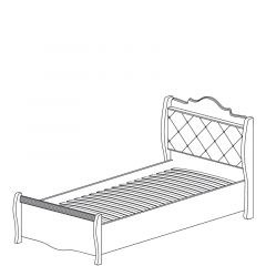 Кровать одинарная 900 №565 "Алиса" в Нижневартовске - nizhnevartovsk.mebel24.online | фото 2