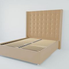 Кровать Венеция ЛЮКС с ортопедическим основанием 1400 (экокожа бежевая) в Нижневартовске - nizhnevartovsk.mebel24.online | фото 2