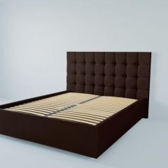 Кровать Венеция с ортопедическим основанием 900 (экокожа коричневая) в Нижневартовске - nizhnevartovsk.mebel24.online | фото 2