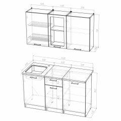 Кухонный гарнитур Инна медиум 1400 в Нижневартовске - nizhnevartovsk.mebel24.online | фото 3