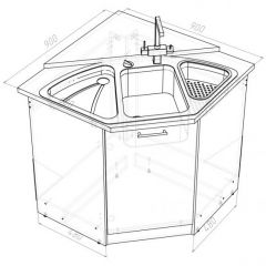 Кухонный гарнитур Лариса оптима 2 1500х1300 мм в Нижневартовске - nizhnevartovsk.mebel24.online | фото 15