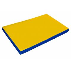 Мат гимнастический 2х1х0,08м цв. синий-желтый в Нижневартовске - nizhnevartovsk.mebel24.online | фото 1