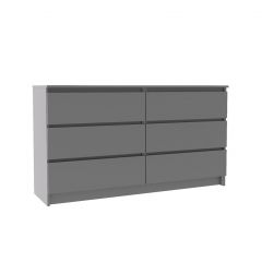 МОРИ МК 1380.6 Комод (графит) в Нижневартовске - nizhnevartovsk.mebel24.online | фото 2