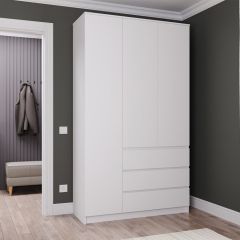 МОРИ МШ 1200.1 Шкаф (белый) в Нижневартовске - nizhnevartovsk.mebel24.online | фото 1