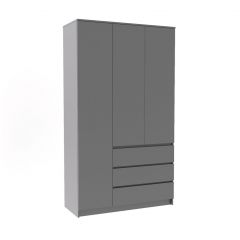 МОРИ МШ 1200.1 Шкаф (графит) в Нижневартовске - nizhnevartovsk.mebel24.online | фото 2