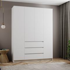 МОРИ МШ 1600.1 Шкаф (белый) в Нижневартовске - nizhnevartovsk.mebel24.online | фото