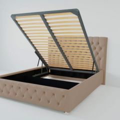 Кровать Версаль с ПМ 1800 (велюр серый) в Нижневартовске - nizhnevartovsk.mebel24.online | фото 2