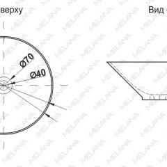 Накладная раковина melana mln-t4006-b1 (синяя) в Нижневартовске - nizhnevartovsk.mebel24.online | фото 2