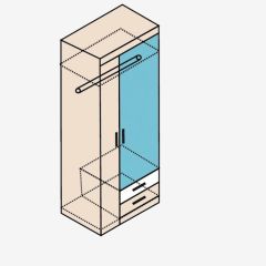 НИКА Н10з Шкаф для одежды в Нижневартовске - nizhnevartovsk.mebel24.online | фото 4