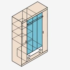 НИКА Н13 Шкаф для одежды в Нижневартовске - nizhnevartovsk.mebel24.online | фото 5