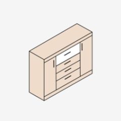 НИКА Н25 Комод в Нижневартовске - nizhnevartovsk.mebel24.online | фото 3