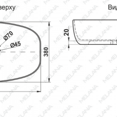 Раковина MELANA MLN-320352 в Нижневартовске - nizhnevartovsk.mebel24.online | фото 2