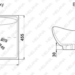 Раковина MELANA MLN-7211 в Нижневартовске - nizhnevartovsk.mebel24.online | фото 2