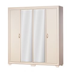 Шкаф 4-дверный со стеклом №367 Афины в Нижневартовске - nizhnevartovsk.mebel24.online | фото