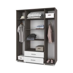 ЕВА Шкаф 4-х дверный Е43 в Нижневартовске - nizhnevartovsk.mebel24.online | фото 2