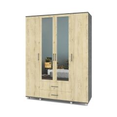 ЕВА Шкаф 4-х дверный Е43 в Нижневартовске - nizhnevartovsk.mebel24.online | фото 7