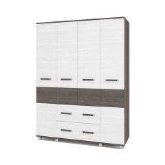ВИОРА Шкаф 4-х дверный В43 в Нижневартовске - nizhnevartovsk.mebel24.online | фото